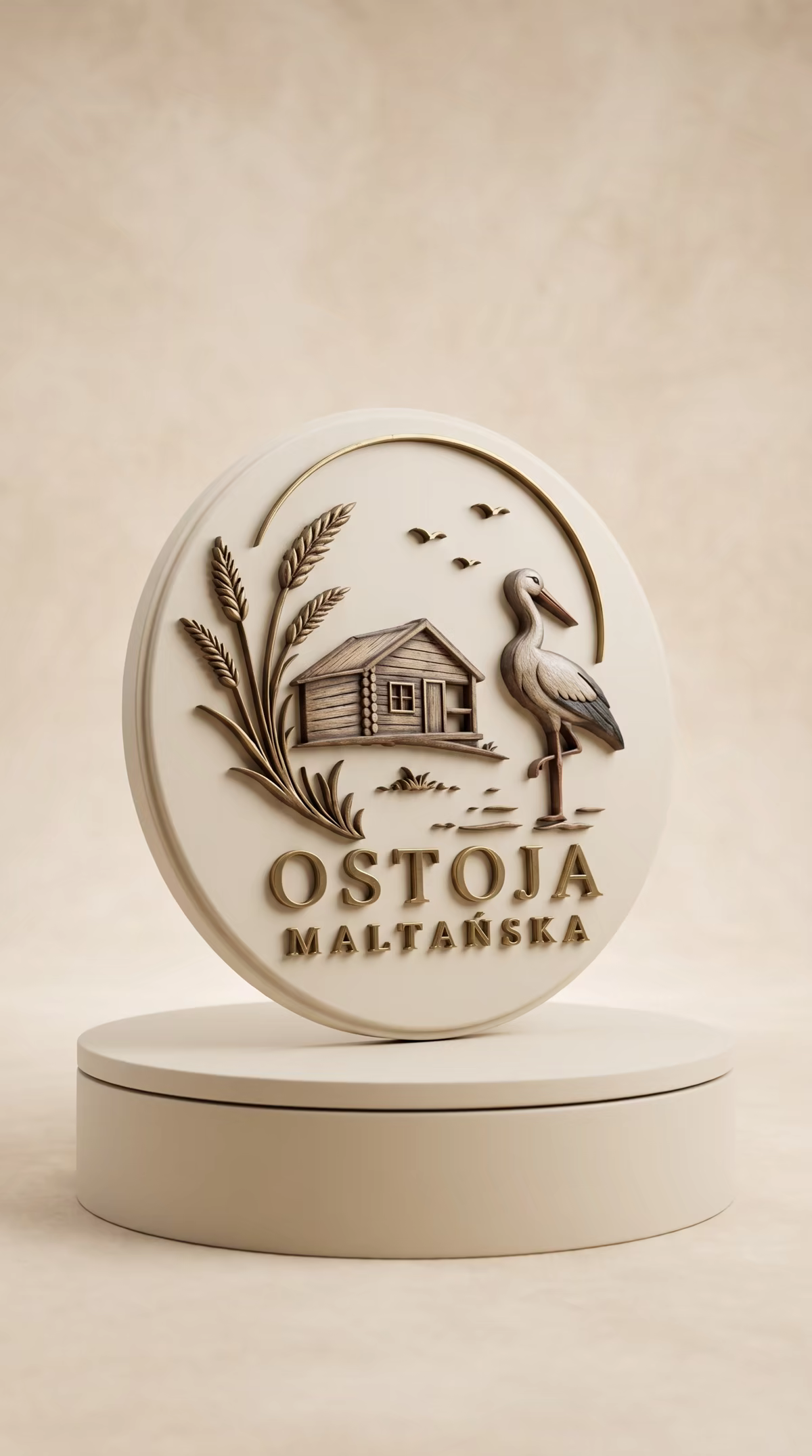 Projekt logo dla domków letniskowych Ostoja Maltańska