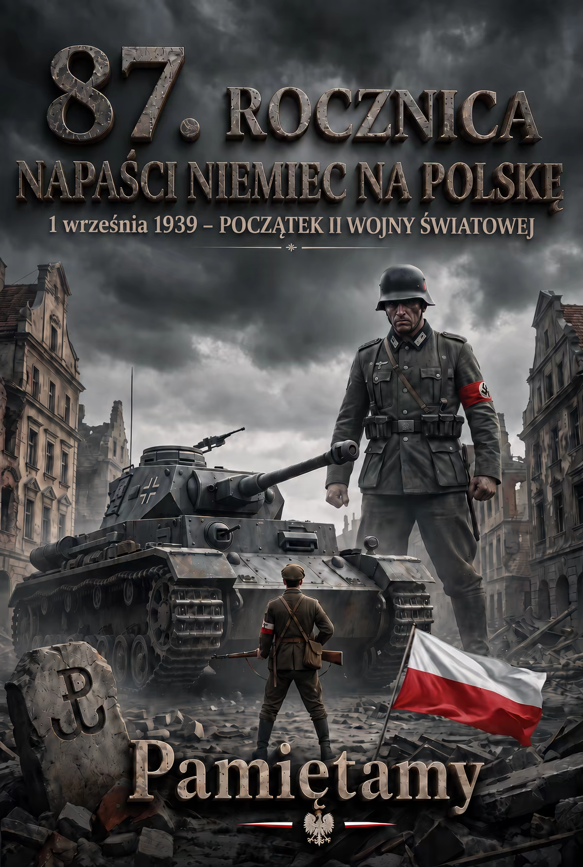 Grafika okolicznościowa na rocznicę 1 września 1939